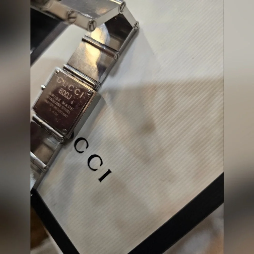 Gucci 600M Unisex Stainless Steel Watch, 20th Century